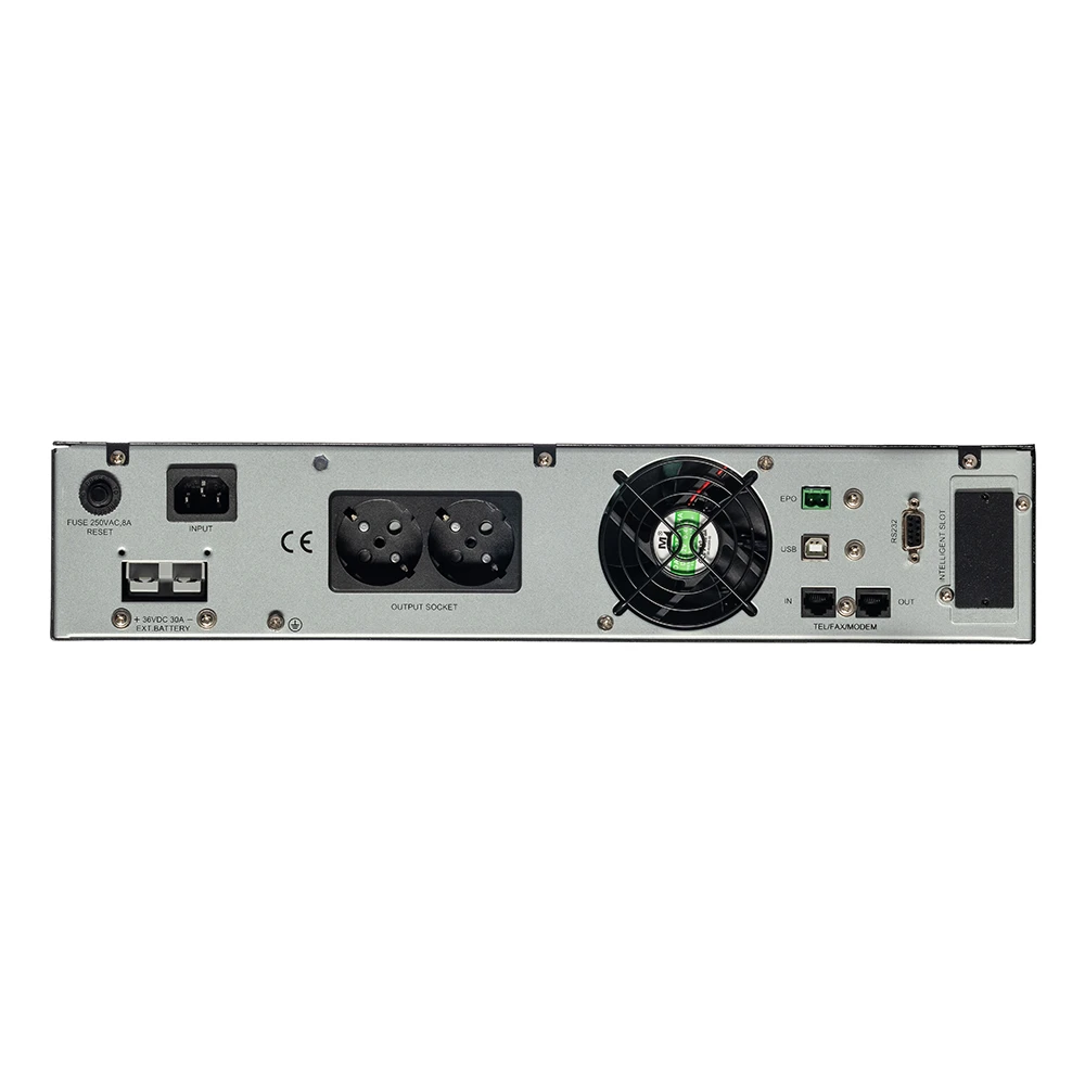 UPS NEOLINE TOWER/RACK 1kVA/900W 6A - 1101XLRT24V πίσω όψη