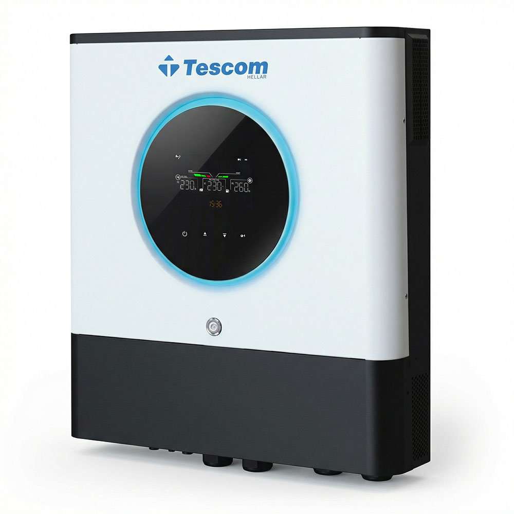 INVERTER OFF GRID 11KVA 48VDC  1MPPT, RGB ring, 150A charger