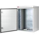 16U 19'' Safebox B W600mm x D450mm Outdoor IP55 Cabinet & Enclosure - LG ανοιχτή πόρτα