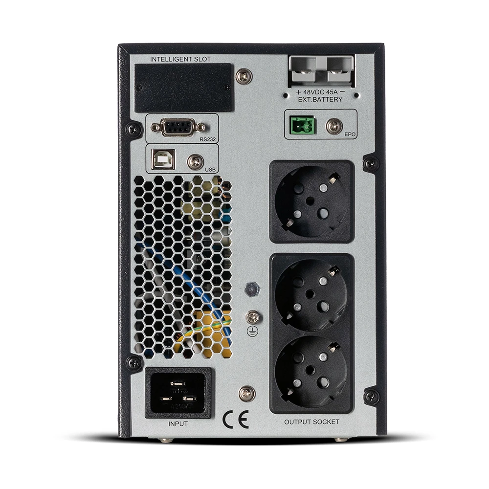 UPS PRIME TOWER 2kVA/2000W 48Vdc 12A - 1102XLT48V πίσω όψη