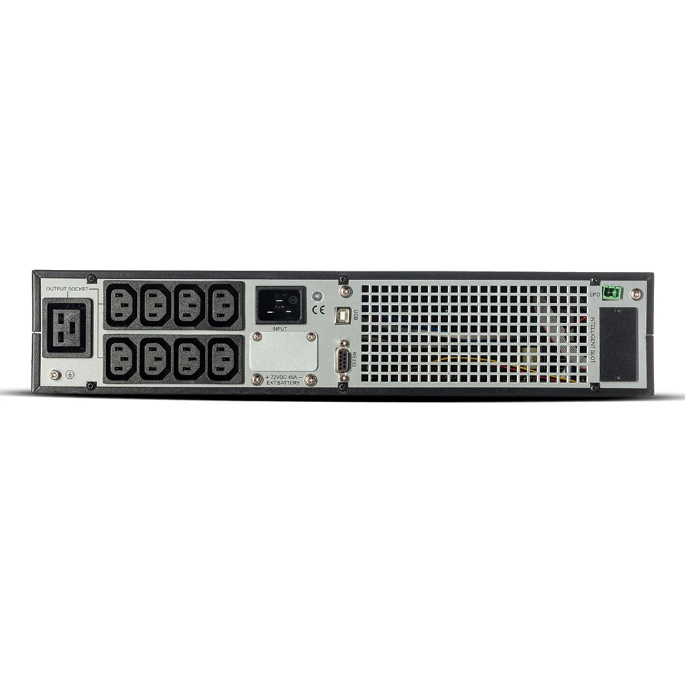 UPS PRIME RACK/TOWER 3kVA/3000W LCD with 6 x 12V 9Ah 12A - 1103XLRTB6X9-I πίσω όψη